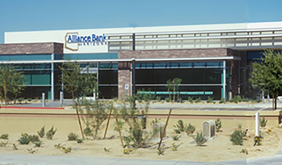 View of the Mesa branch from the parking lot