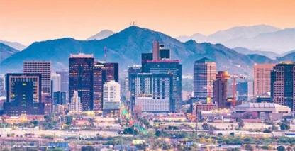 Daytime view of the Phoenix skyline