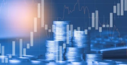Stock photo of economic graphs and charts