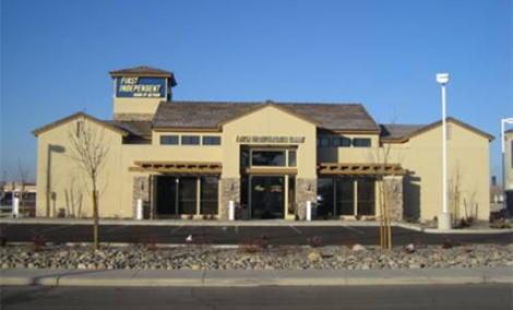 Image of the Fallon branch exterior and parking lot