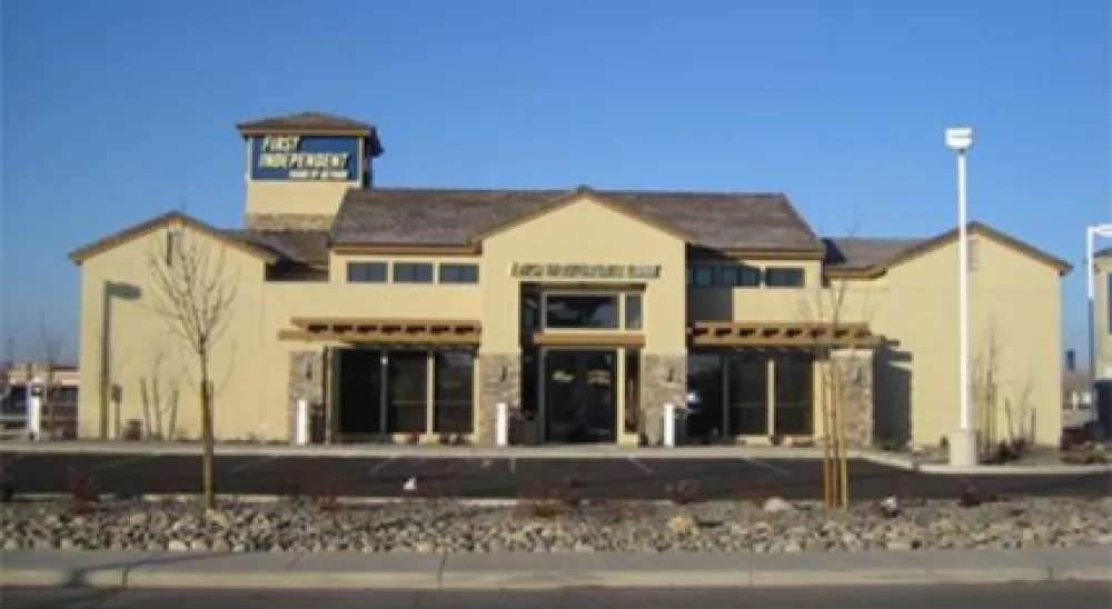  of the Fallon branch exterior and parking lot